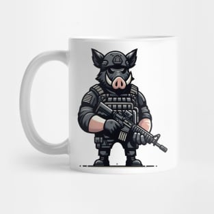 Tactical Wild Boar Adventure Tee: Unleash the Beast Within Mug